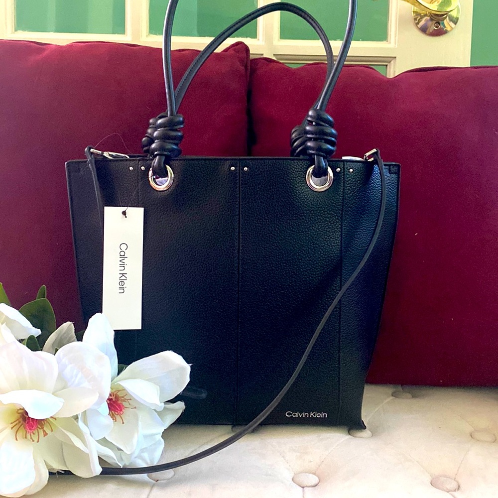 Calvin Klein Crossbody and Tote Bag, Black